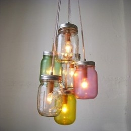 Kreativ Ønskeflaske Glas Søde Børn Tre Droplight Lampe