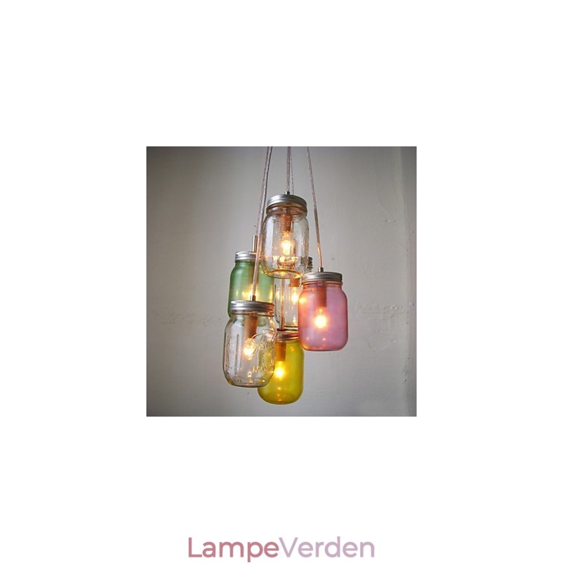 Kreativ Ønskeflaske Glas Søde Børn Tre Droplight Lampe
