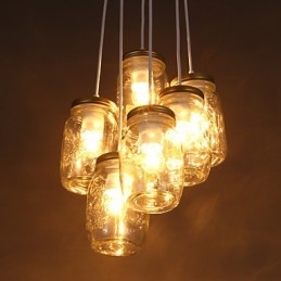 Kreativ Ønskeflaske Glas Søde Børn Tre Droplight Lampe