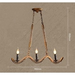 Traditionel klassisk vintage retro lanterne land galvaniseret metal pendel lys