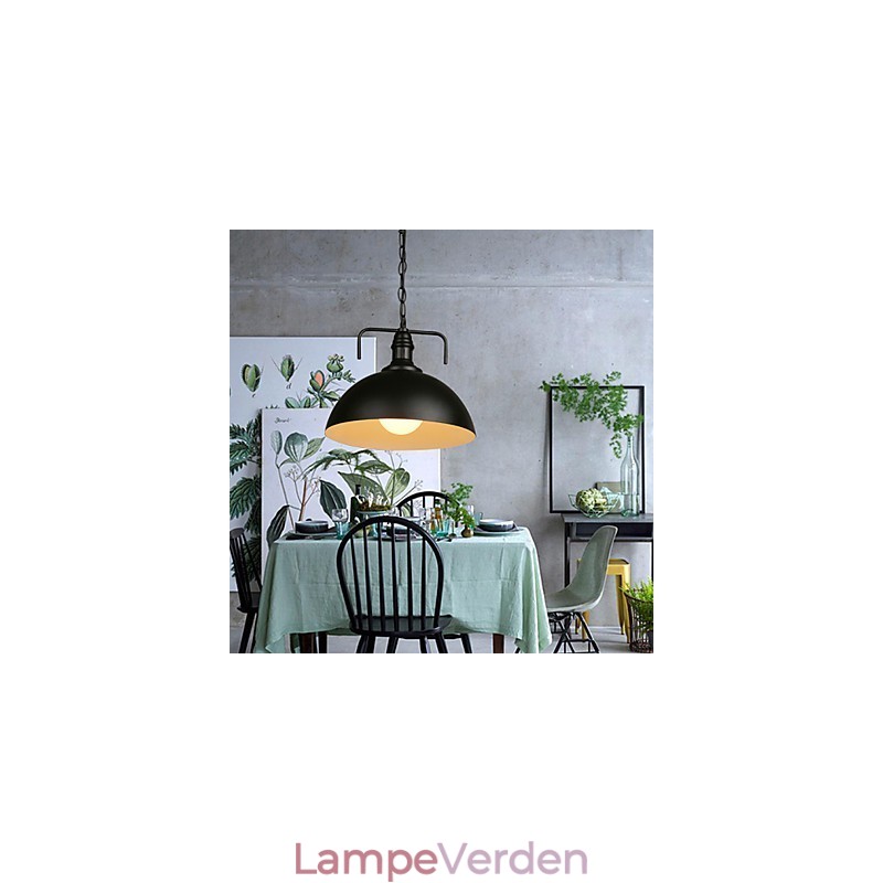 Nordic American Country Industriel Halvcirkel Fashion Smedejern Single Head Droplight