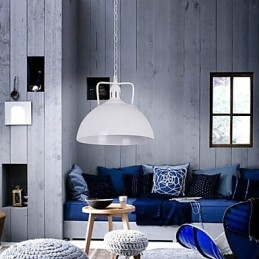 Nordic American Country Industriel Halvcirkel Fashion Smedejern Single Head Droplight