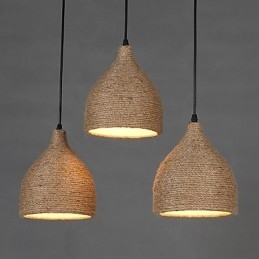 Country Lofts Restoring Ancient Ways Hamp Rope Single Head Small Droplight Lamp