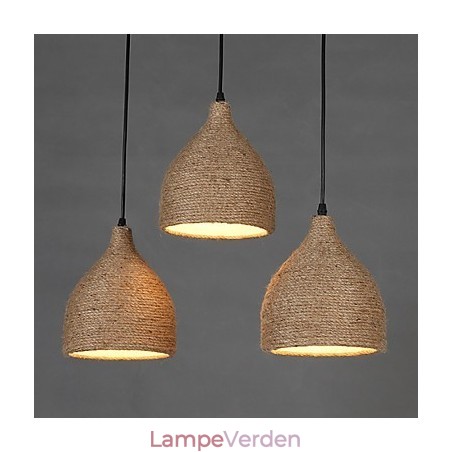 Country Lofts Restoring Ancient Ways Hamp Rope Single Head Small Droplight Lamp Country Lofts Restoring Ancient Ways Hamp Rope Single Head Small Droplight Lamp