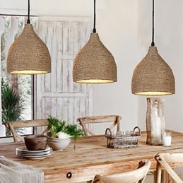 Country Lofts Restoring Ancient Ways Hamp Rope Single Head Small Droplight Lamp