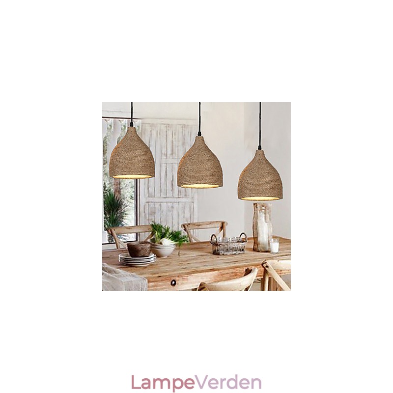 Country Lofts Restoring Ancient Ways Hamp Rope Single Head Small Droplight Lamp