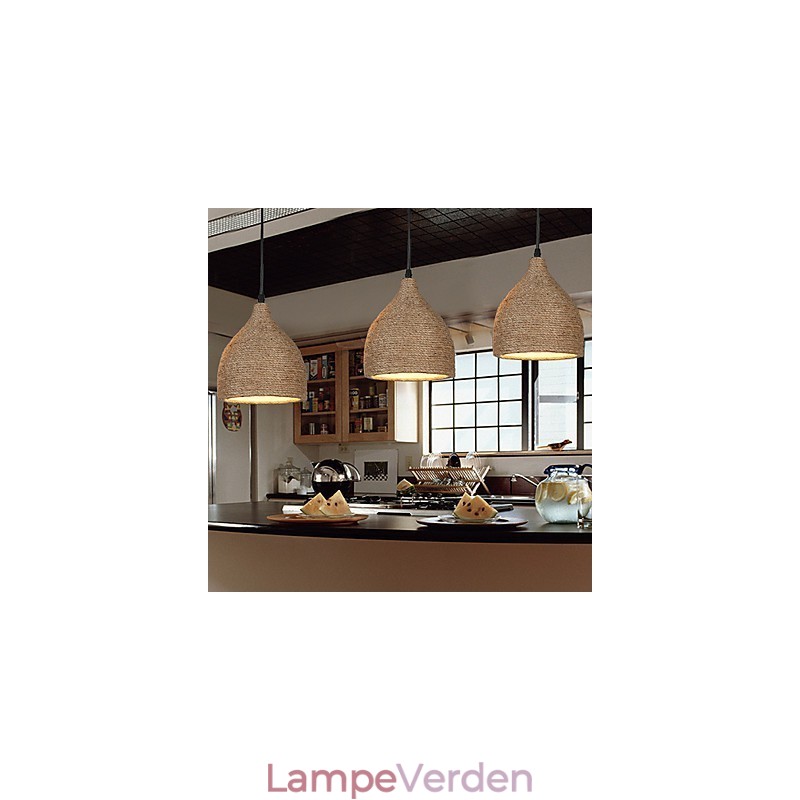 Country Lofts Restoring Ancient Ways Hamp Rope Single Head Small Droplight Lamp