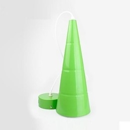 Moderne moderne Globe maleri Metal Pendel Light