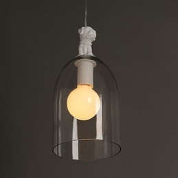 Tegnefilm Hund Droplight Taipei Rural Glas Individuality Creative Small Droplight Lamp