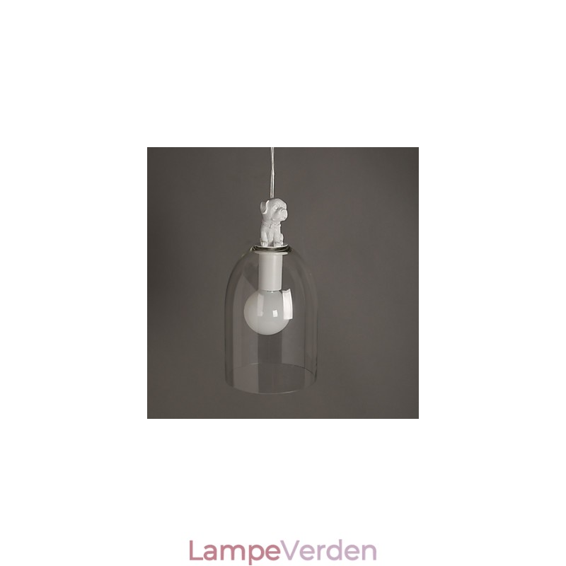 Tegnefilm Hund Droplight Taipei Rural Glas Individuality Creative Small Droplight Lamp
