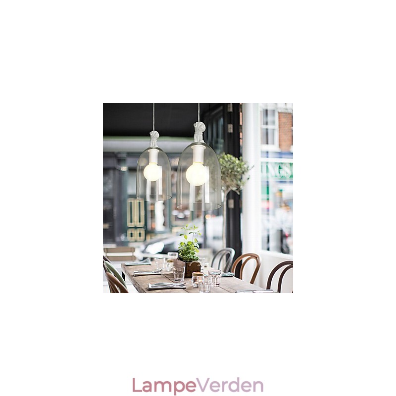 Tegnefilm Hund Droplight Taipei Rural Glas Individuality Creative Small Droplight Lamp