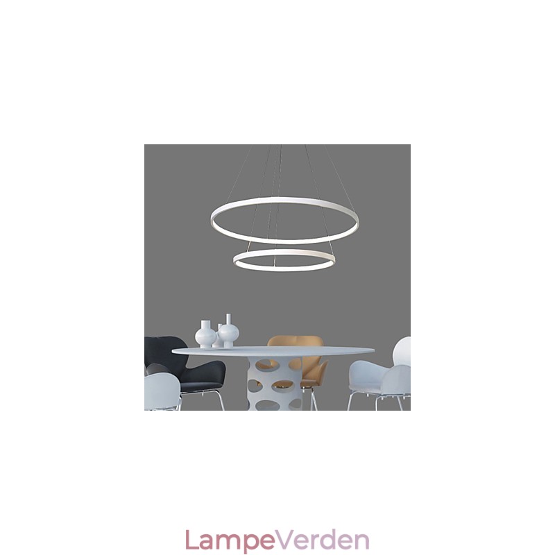 Pendel moderne design højkvalitets to ringe