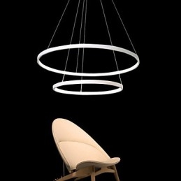 Pendel moderne design højkvalitets to ringe