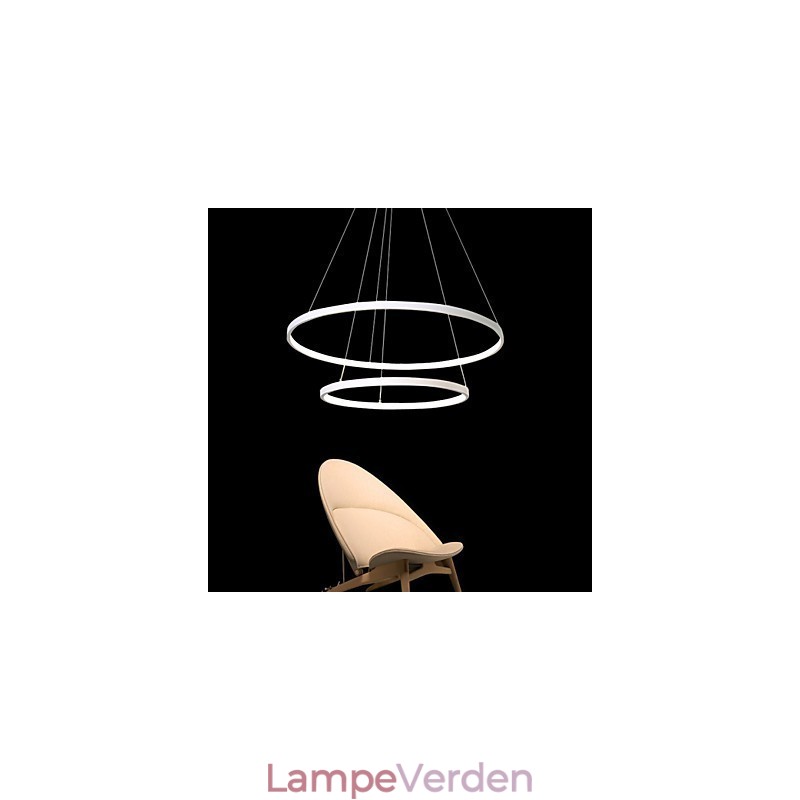 Pendel moderne design højkvalitets to ringe