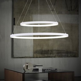 Pendel moderne design højkvalitets to ringe