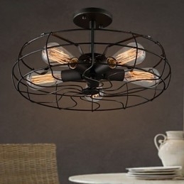 The American Country Industrial Designer Lamp Personalized Lamp European Retro Fan Loftslamper