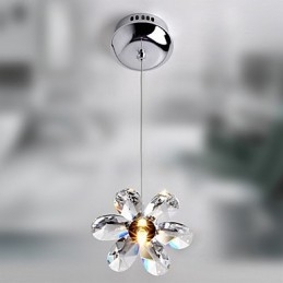 Moderne moderne krystal mini stil galvaniseret pendellampe