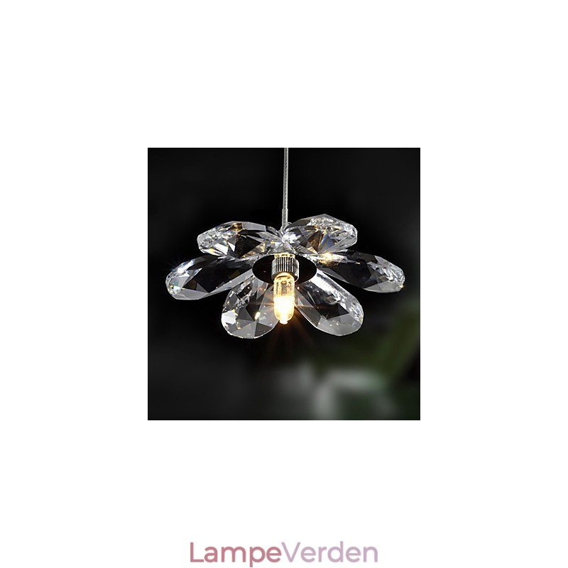Moderne moderne krystal mini stil galvaniseret pendellampe