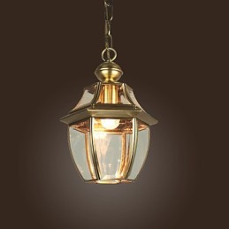 Traditionel klassisk lanterne mini stil galvaniseret pendel