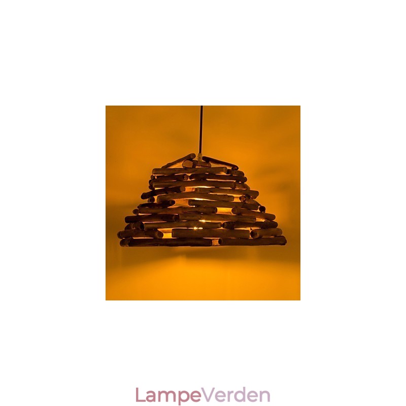 Retro klassiske træloftslamper Simple Pendel Lamper Cafe Pendel