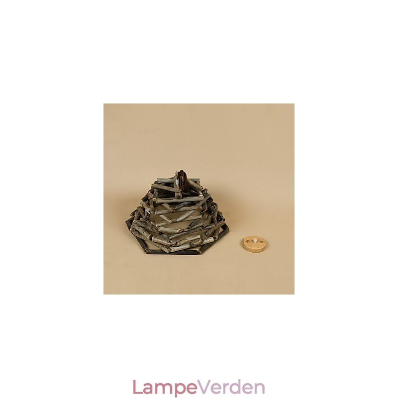 Retro klassiske træloftslamper Simple Pendel Lamper Cafe Pendel