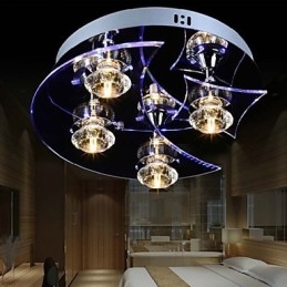Lysekrone Modern Crystal Living 4 lys