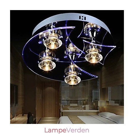 Lysekrone Modern Crystal Living 4 lys Lysekrone Modern Crystal Living 4 lys