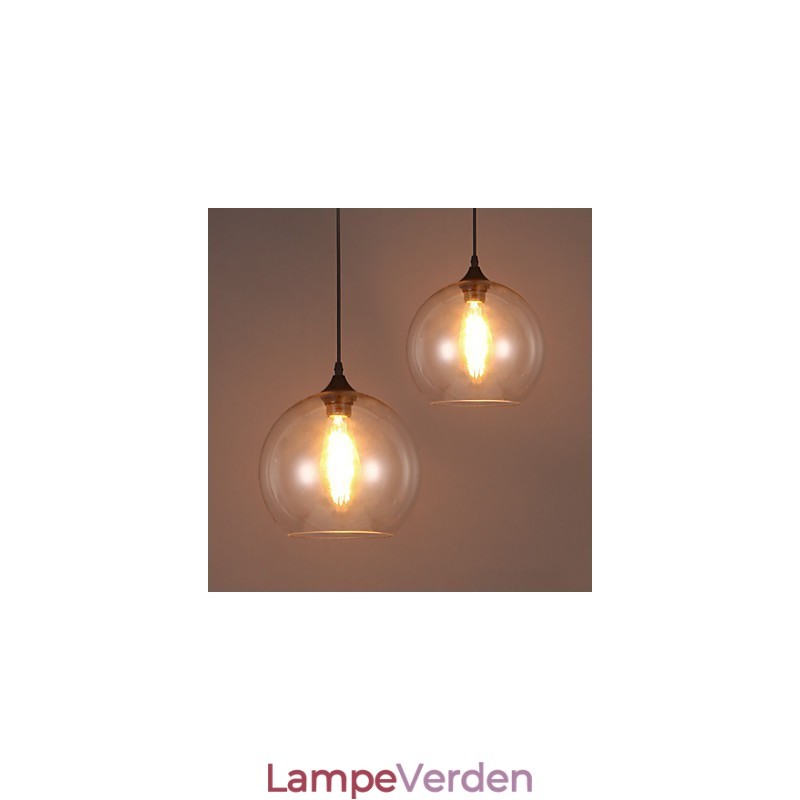American Creative Nordic Contracted Rural Glas Kugle Single Head Droplight Lanp