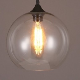 American Creative Nordic Contracted Rural Glas Kugle Single Head Droplight Lanp