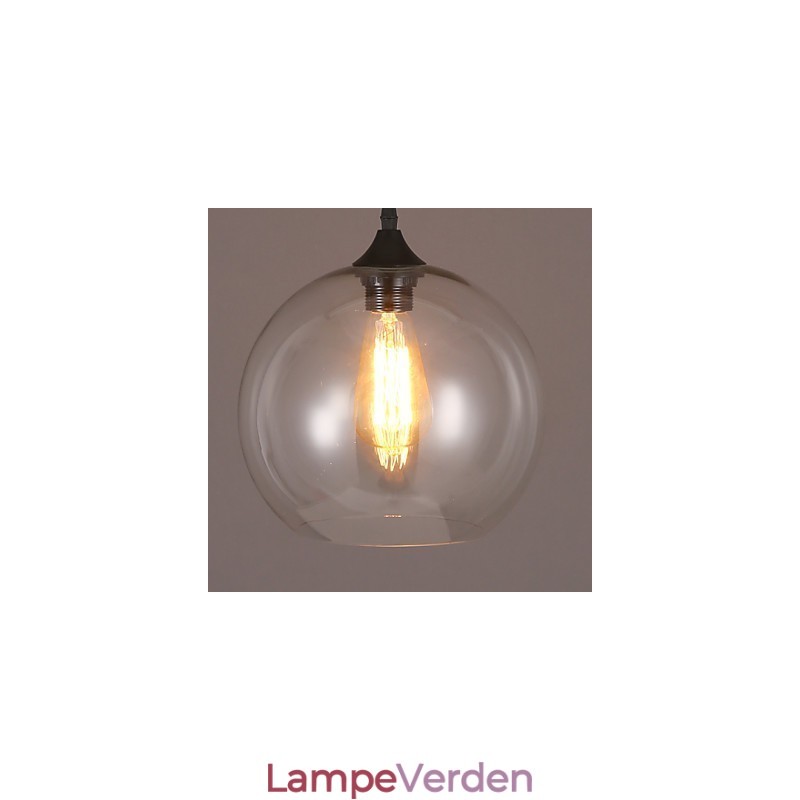 American Creative Nordic Contracted Rural Glas Kugle Single Head Droplight Lanp