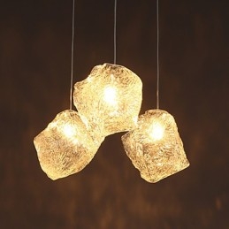 Contemporary And Contracted Art Glas Uregelmæssige Måltider Lysekrone Ice Crystal Chandelier