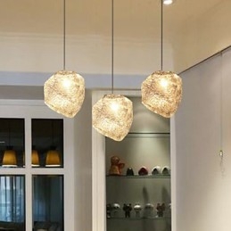 Contemporary And Contracted Art Glas Uregelmæssige Måltider Lysekrone Ice Crystal Chandelier