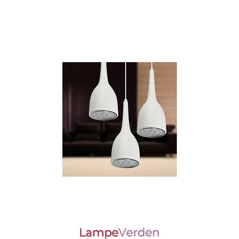 Moderne moderne Globe maleri Metal Pendel Light