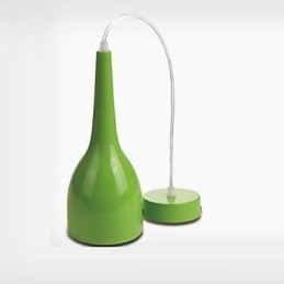 Moderne moderne Globe maleri Metal Pendel Light