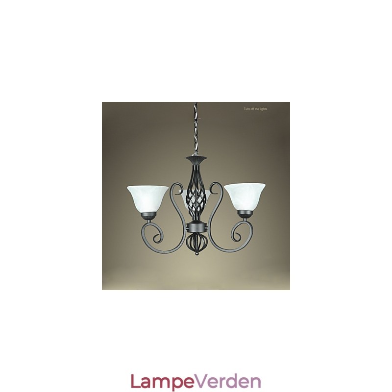 Jane Lysekronen er kontraheret Smedejern Kreativ europæisk stil dekorativ belysningslamper