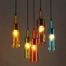 Diffus lys Farve Genopretter Ancient Ways Flaske Droplight Pendel Light