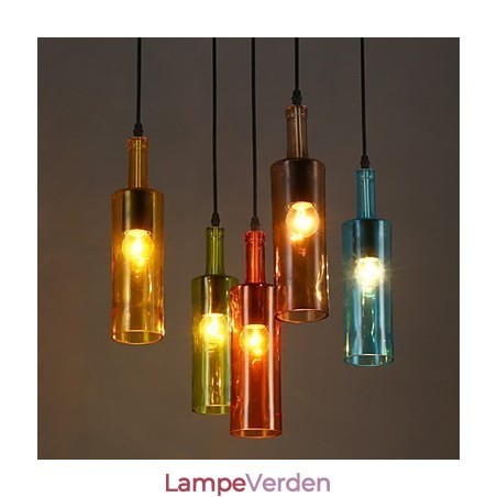 Diffus lys Farve Genopretter Ancient Ways Flaske Droplight Pendel Light Diffus lys Farve Genopretter Ancient Ways Flaske Droplight Pendel Light