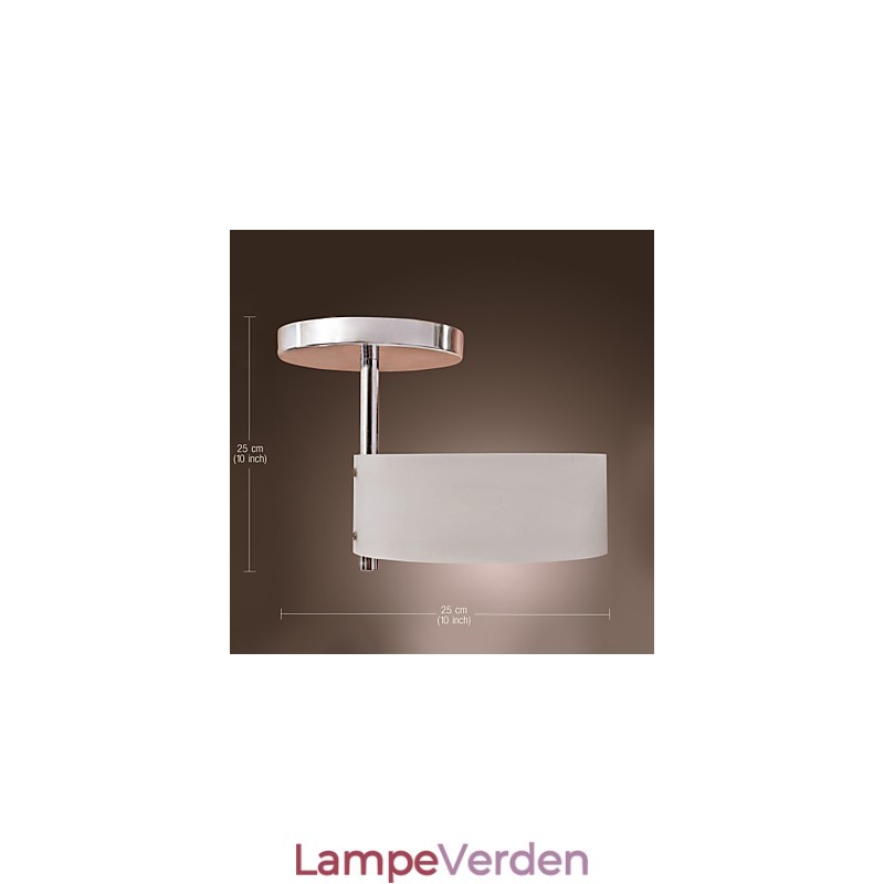 Moderne moderne mini stil krom metal lysekrone Flush Mount Garage