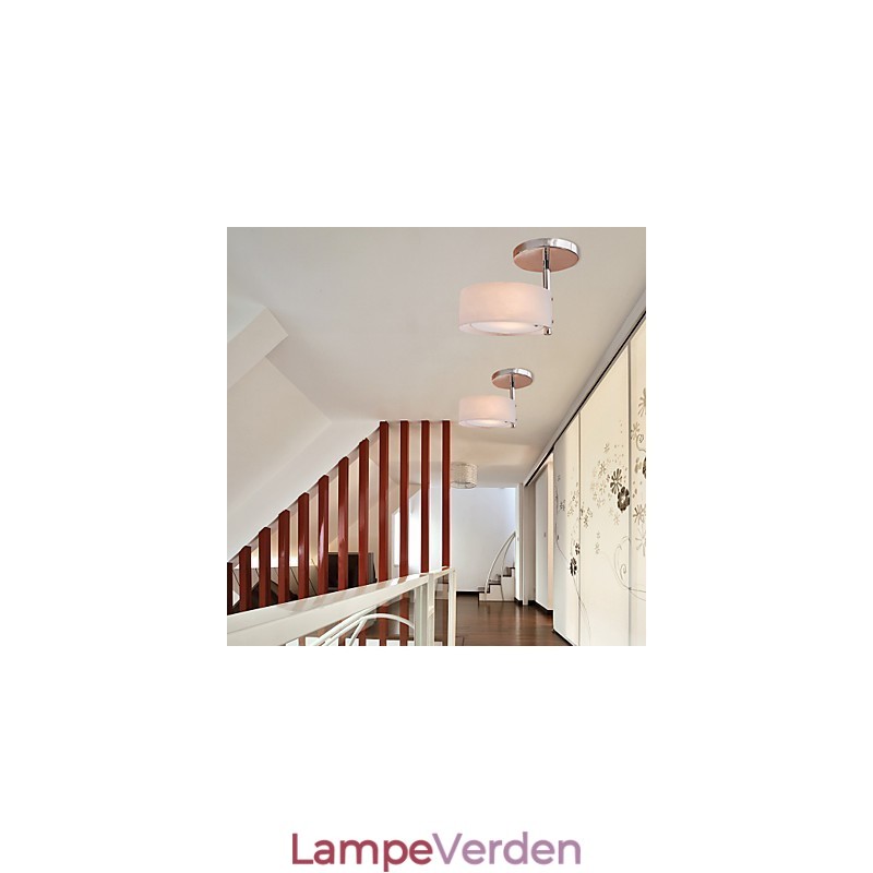 Moderne moderne mini stil krom metal lysekrone Flush Mount Garage