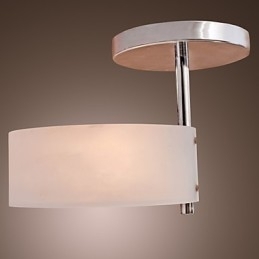Moderne moderne mini stil krom metal lysekrone Flush Mount Garage