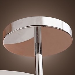 Moderne moderne mini stil krom metal lysekrone Flush Mount Garage