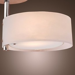 Moderne moderne mini stil krom metal lysekrone Flush Mount Garage
