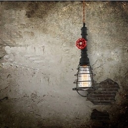 Amerikansk retro lampe Industrial Wind