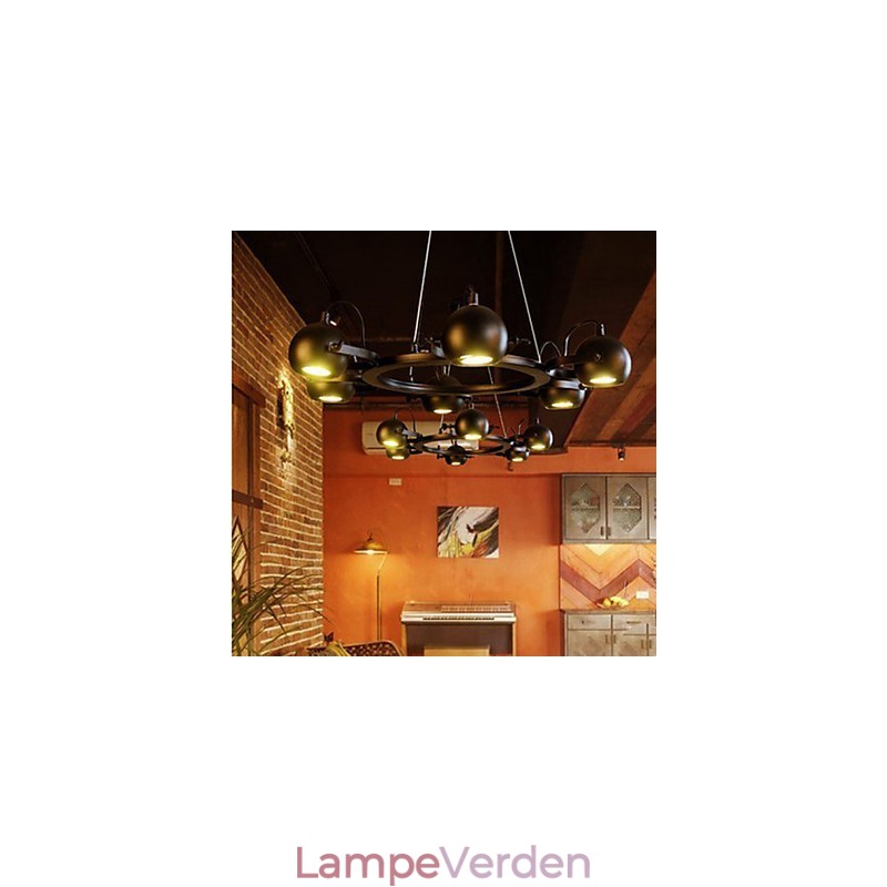 Vintage lysekrone Iron Creative Industrial Wind Chandelier