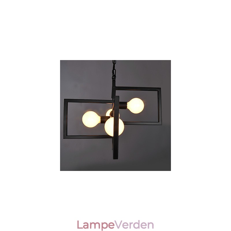 Vintage Land maleri Metal Pendel Light Garage