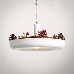 Ren hvid moderne moderne dekorativt design pendel-familie