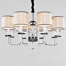 Moderne moderne krystal krom metal lysekrone