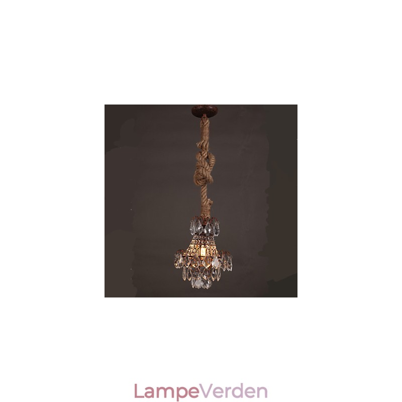 Retro lounge Hamp Industrial Wind Imitation Crystal Chandelier