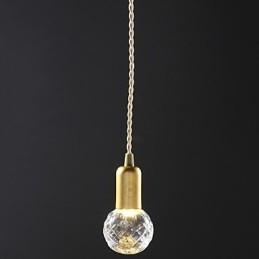 Moderne moderne vintage mini stil guld metal pendel lys