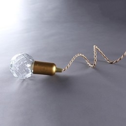 Moderne moderne vintage mini stil guld metal pendel lys
